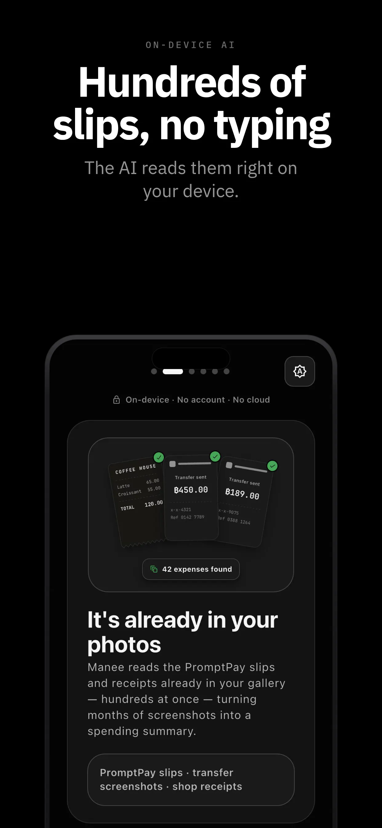 Manee - Receipt & Expense AI gallery image