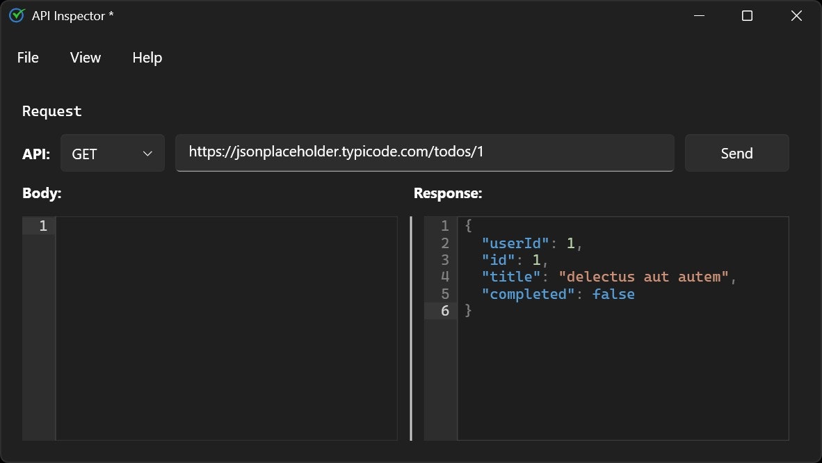 API Inspector gallery image
