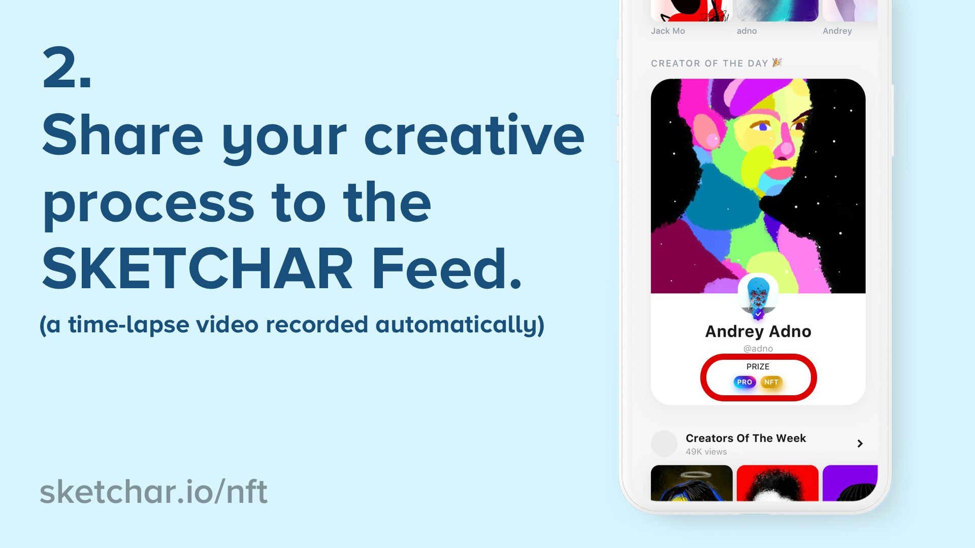 SKETCHAR NFT gallery image