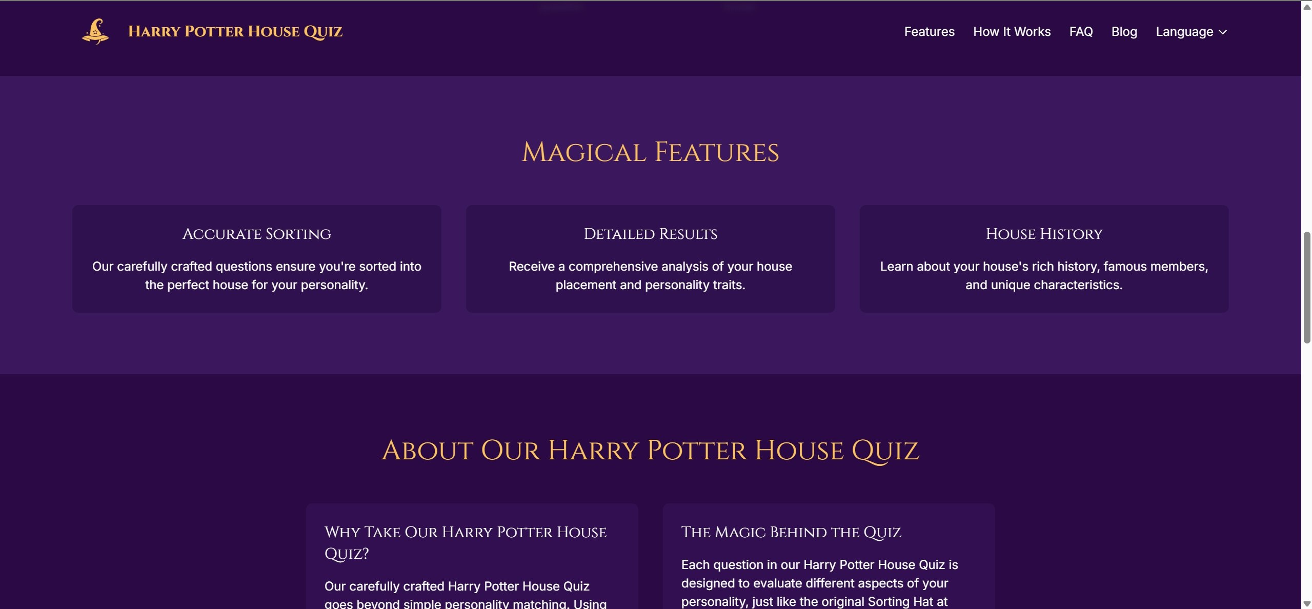 Harry Potter House Quiz gallery image
