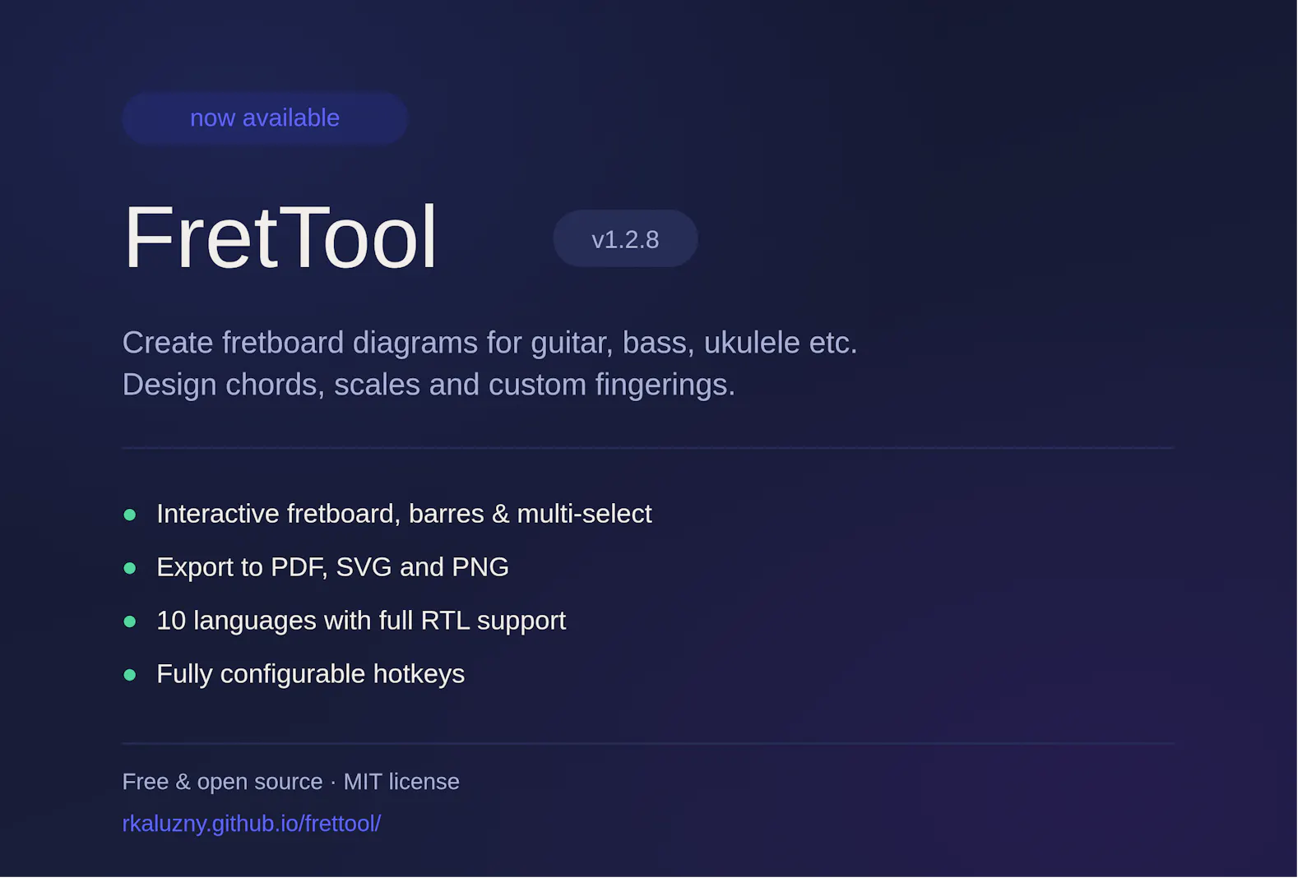 FretTool screenshot 1