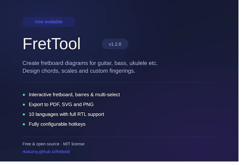 FretTool screenshot 1