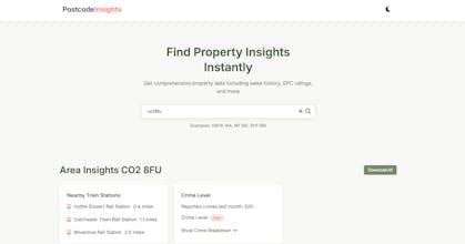 PostcodeInsights gallery image