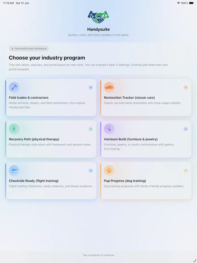 Handysuite screenshot 2