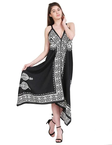 Vestido de resort inspirado em Bali TH-2095 media 3