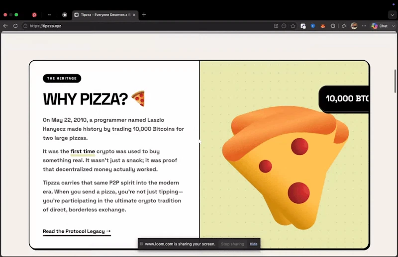 Tipzza screenshot 1 (video preview)