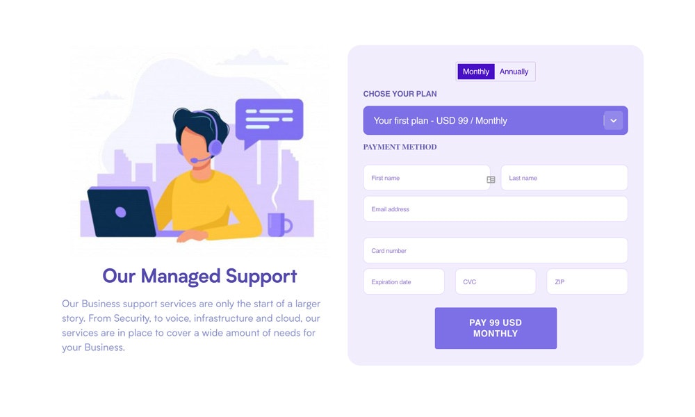 Payment Page gallery image