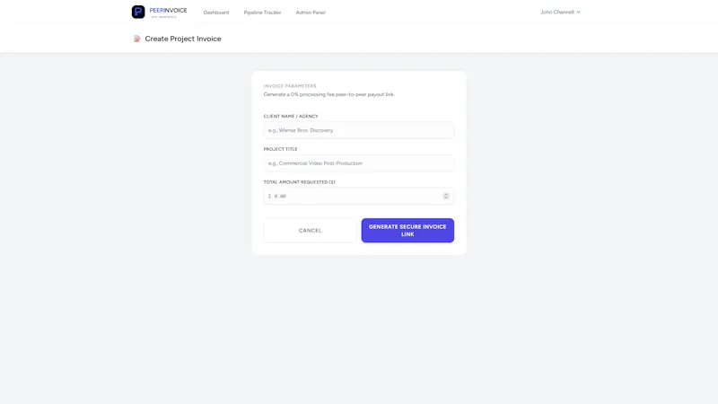 Peer Invoice screenshot 3
