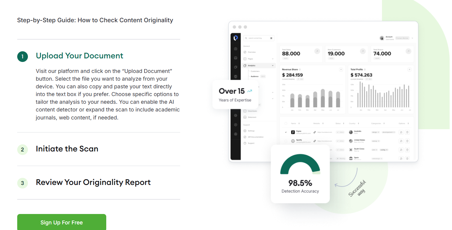 OriginalityReport: AI & Plagiarism Check gallery image