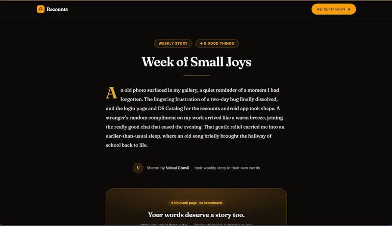 Recounts screenshot 4