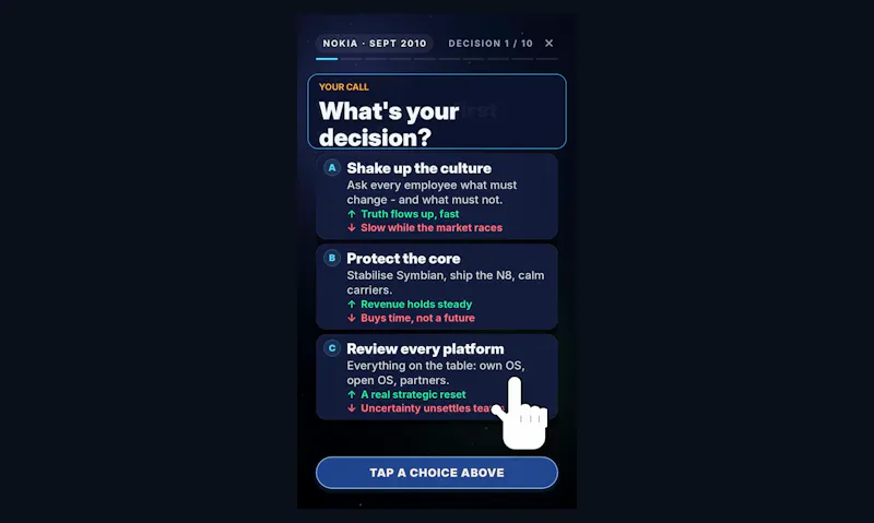 CEO Decision screenshot 3