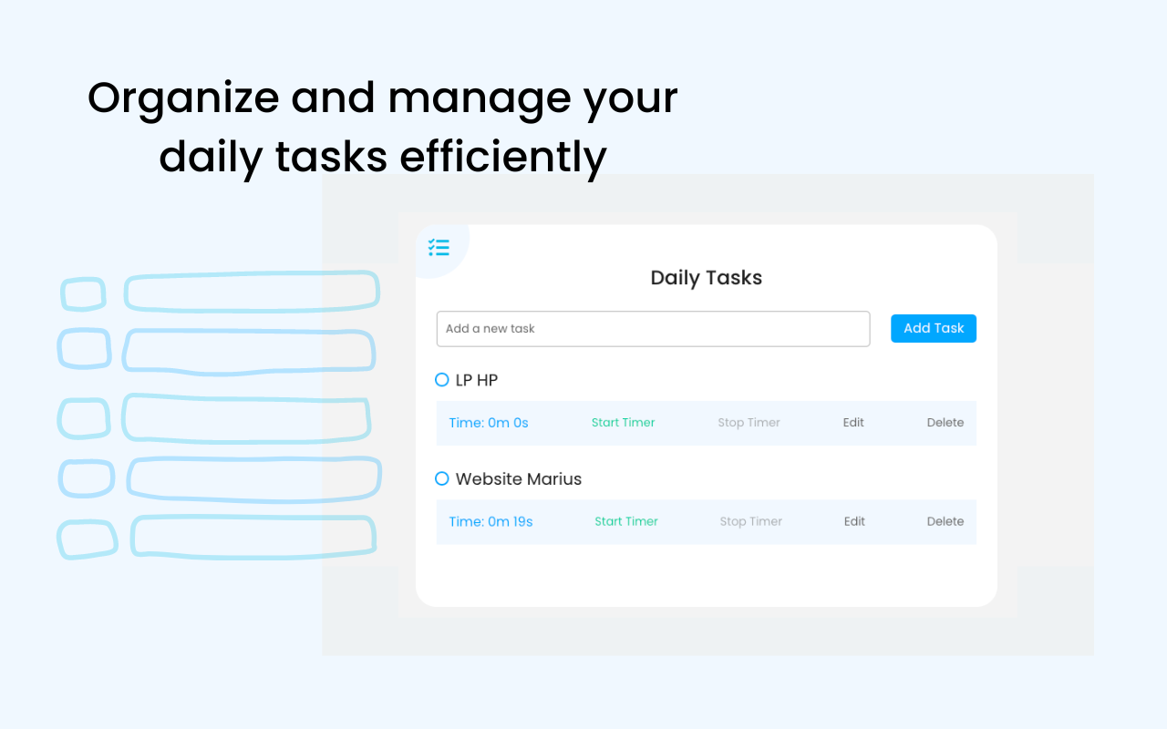 startuptile DayTicks-Organize and manage your daily tasks efficiently