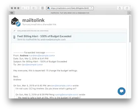 mailtolink gallery image