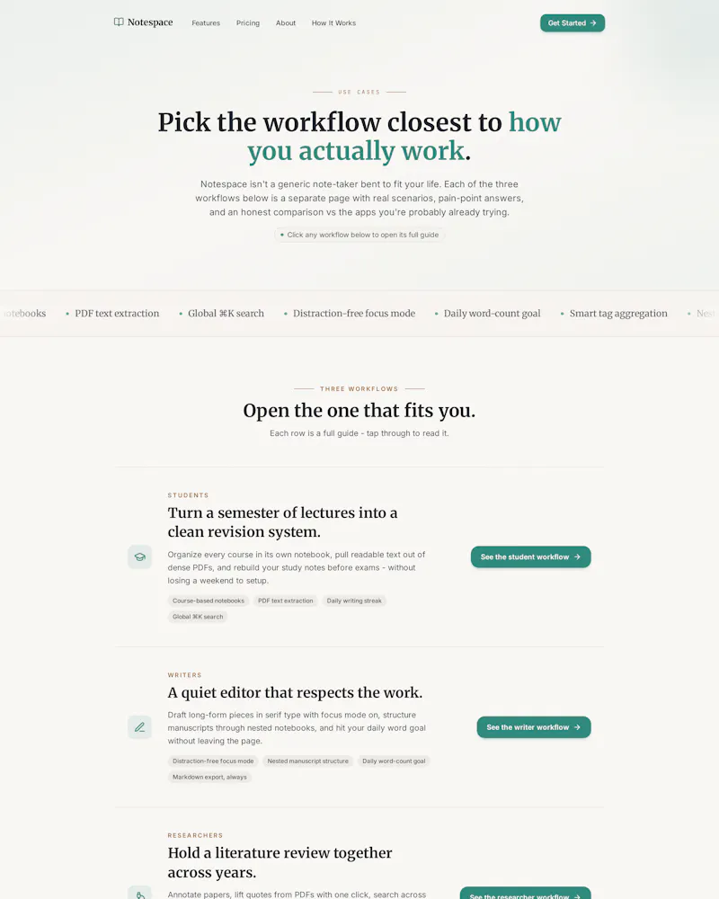 Notespace screenshot 7