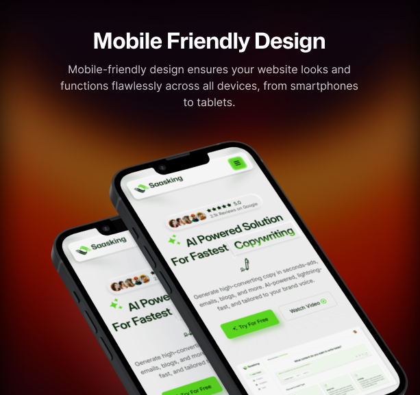 SaaS & Tech Startup WordPress Theme gallery image