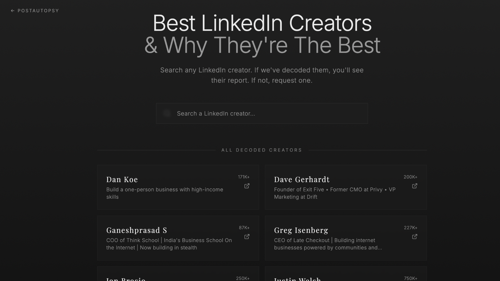 POSTAUTOPSY gallery image