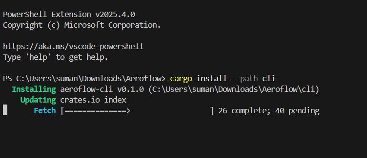 Aeroflow language  - Screenshot 3 showing product features and functionality