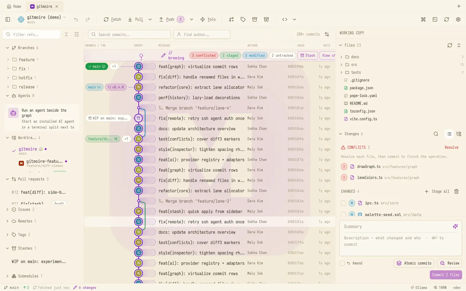 gitmoire screenshot 3