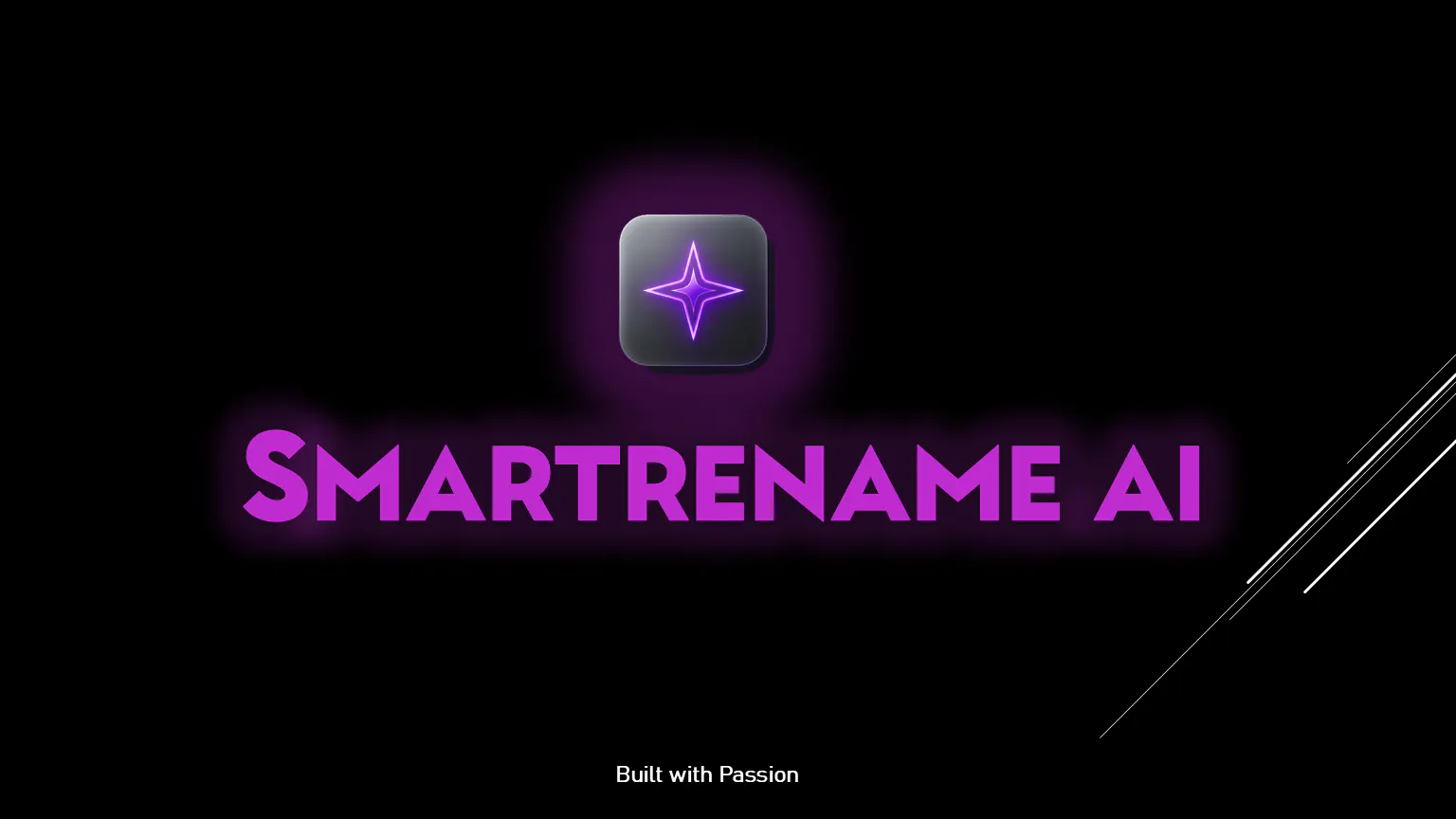 SmartRename AI のプロダクトバナー