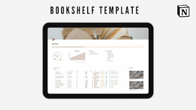 Notion Bookshelf template gallery image