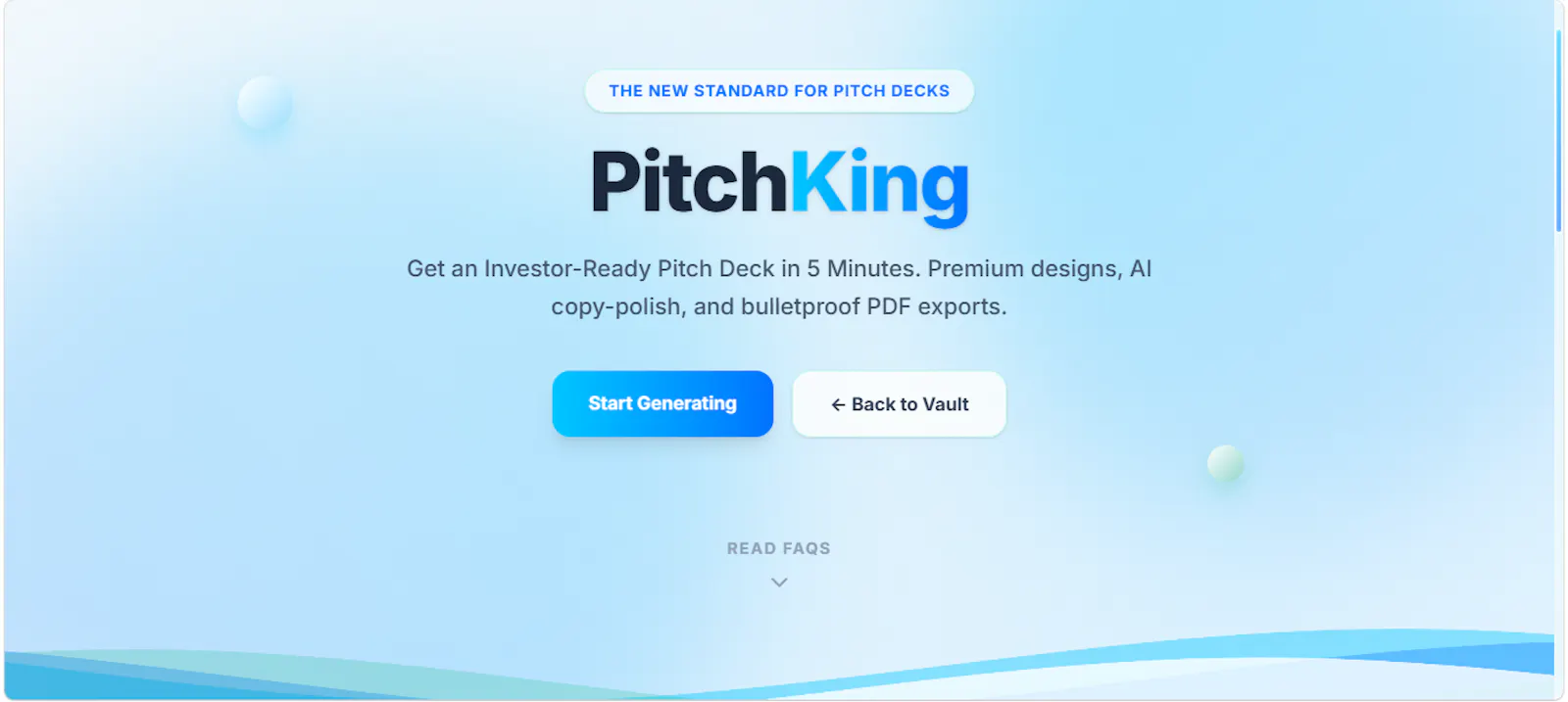 PitchKing screenshot 1