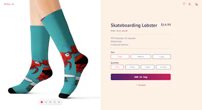 Socky.ai - AI Designed Custom Socks gallery image