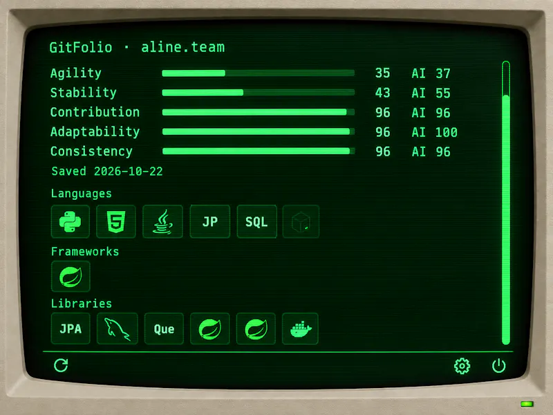 Developer Profile | Aline.team | CLI screenshot 8