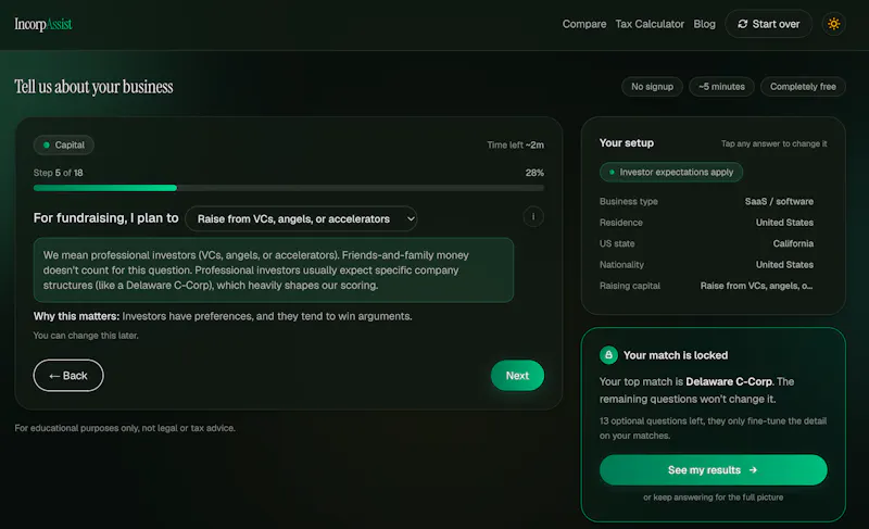 IncorpAssist screenshot 4