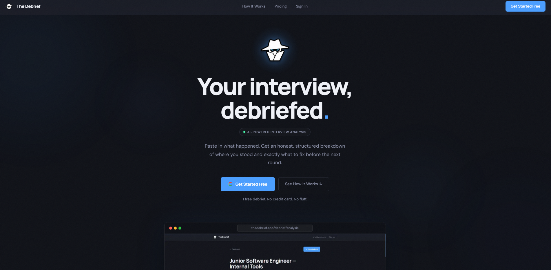 The Debrief gallery image