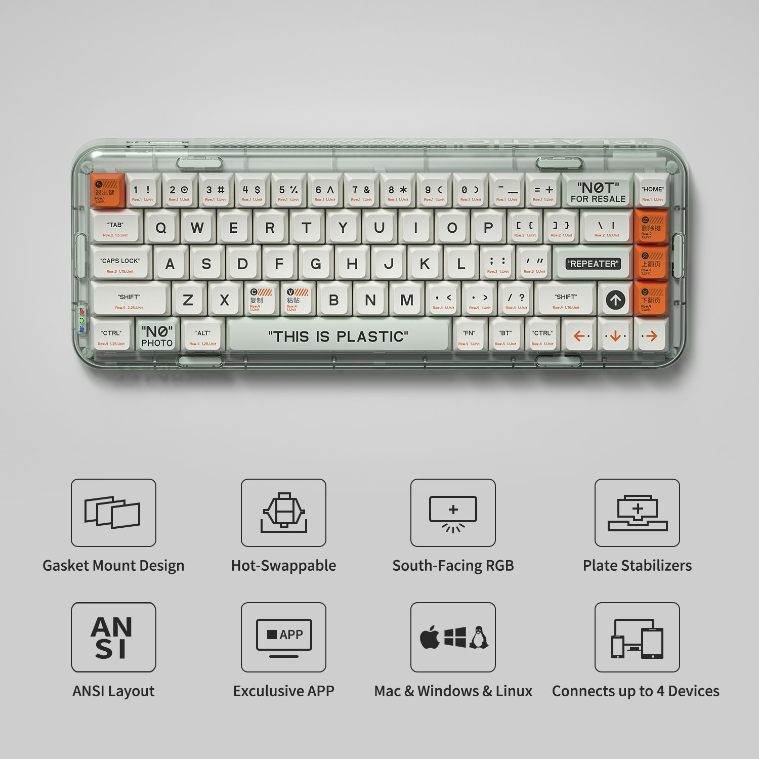 Melgeek Mojo 68 Plastic  gallery image