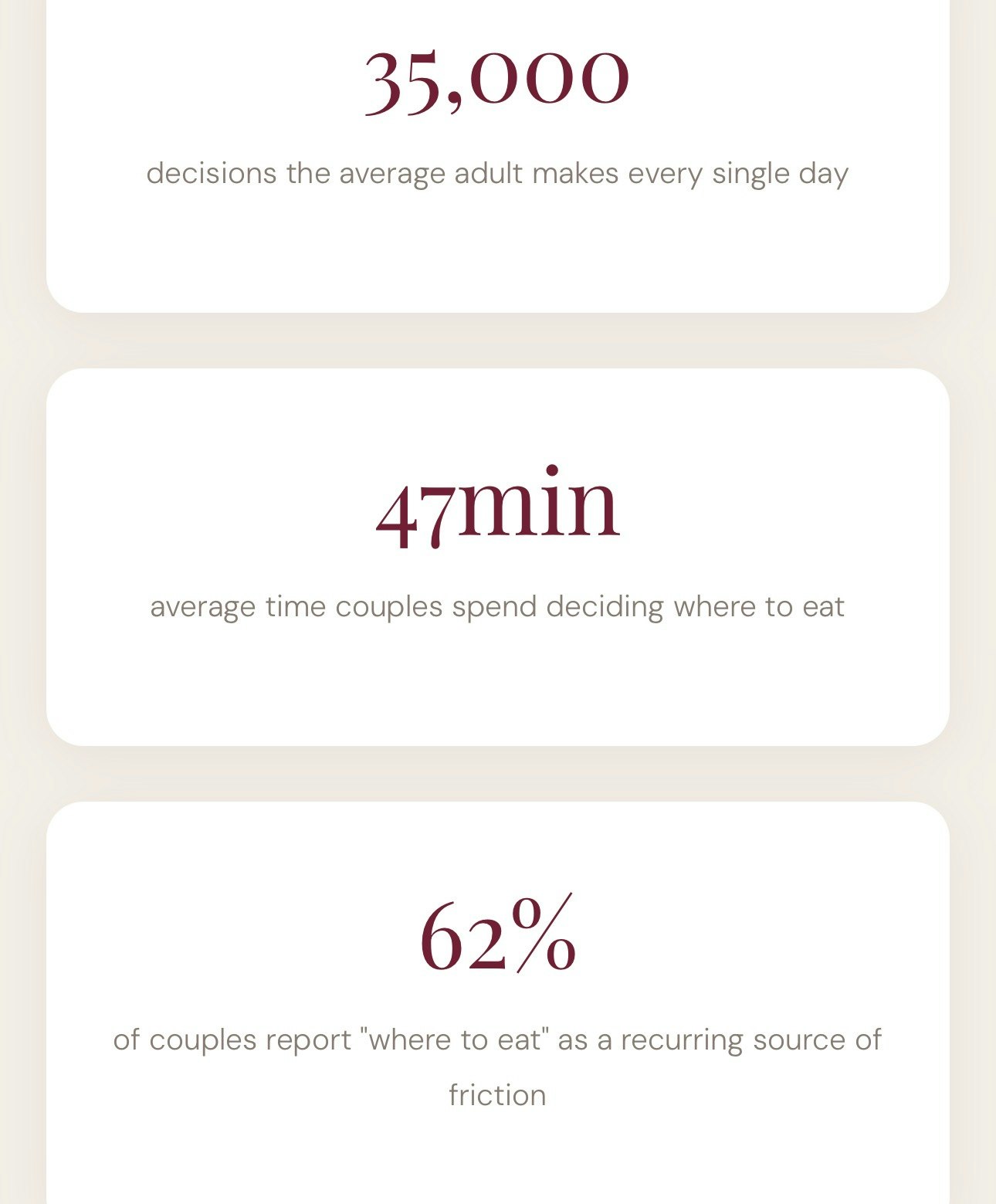 Rou — Your Night. Decided. - Screenshot 2 showing product features and functionality