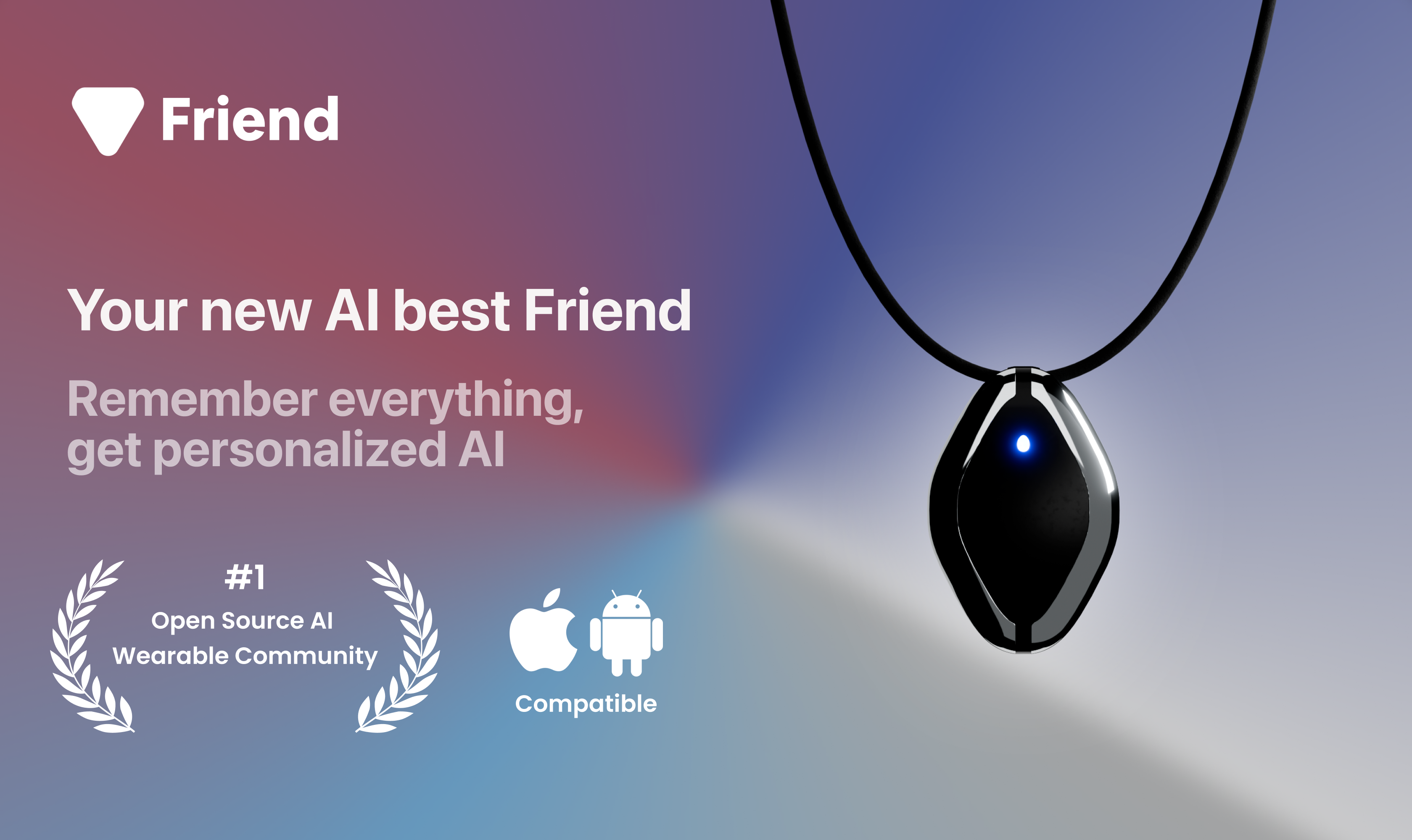 startuptile Friend - Open Source AI Necklace-Transform your conversations into summaries and advice