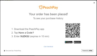 Peach | Ultra-Fast Checkout gallery image