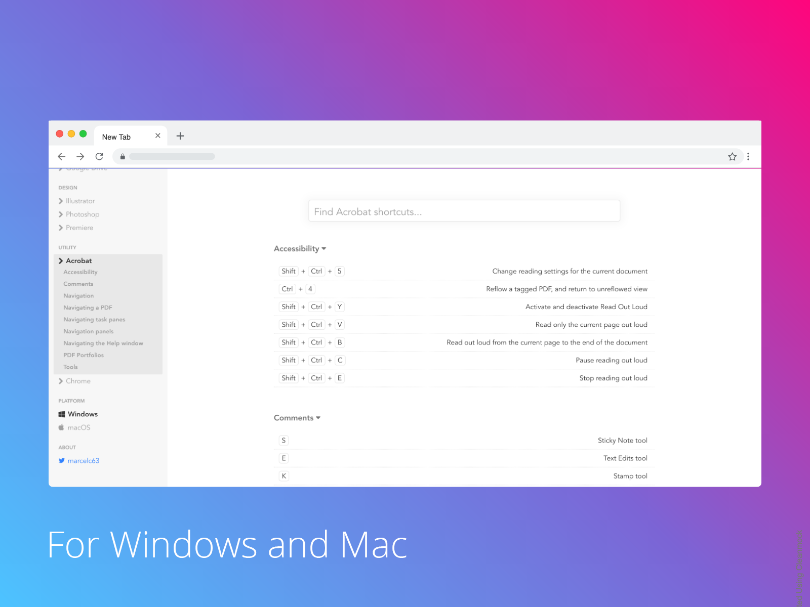 Common Shortcuts gallery image