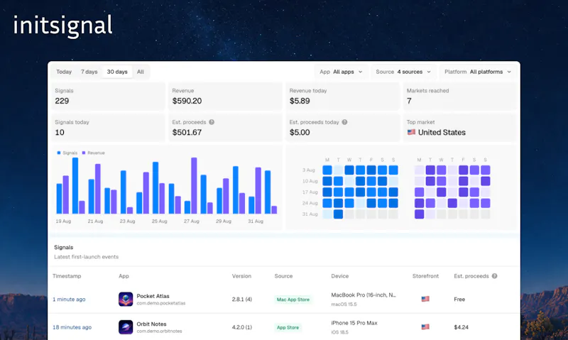 InitSignal screenshot 3