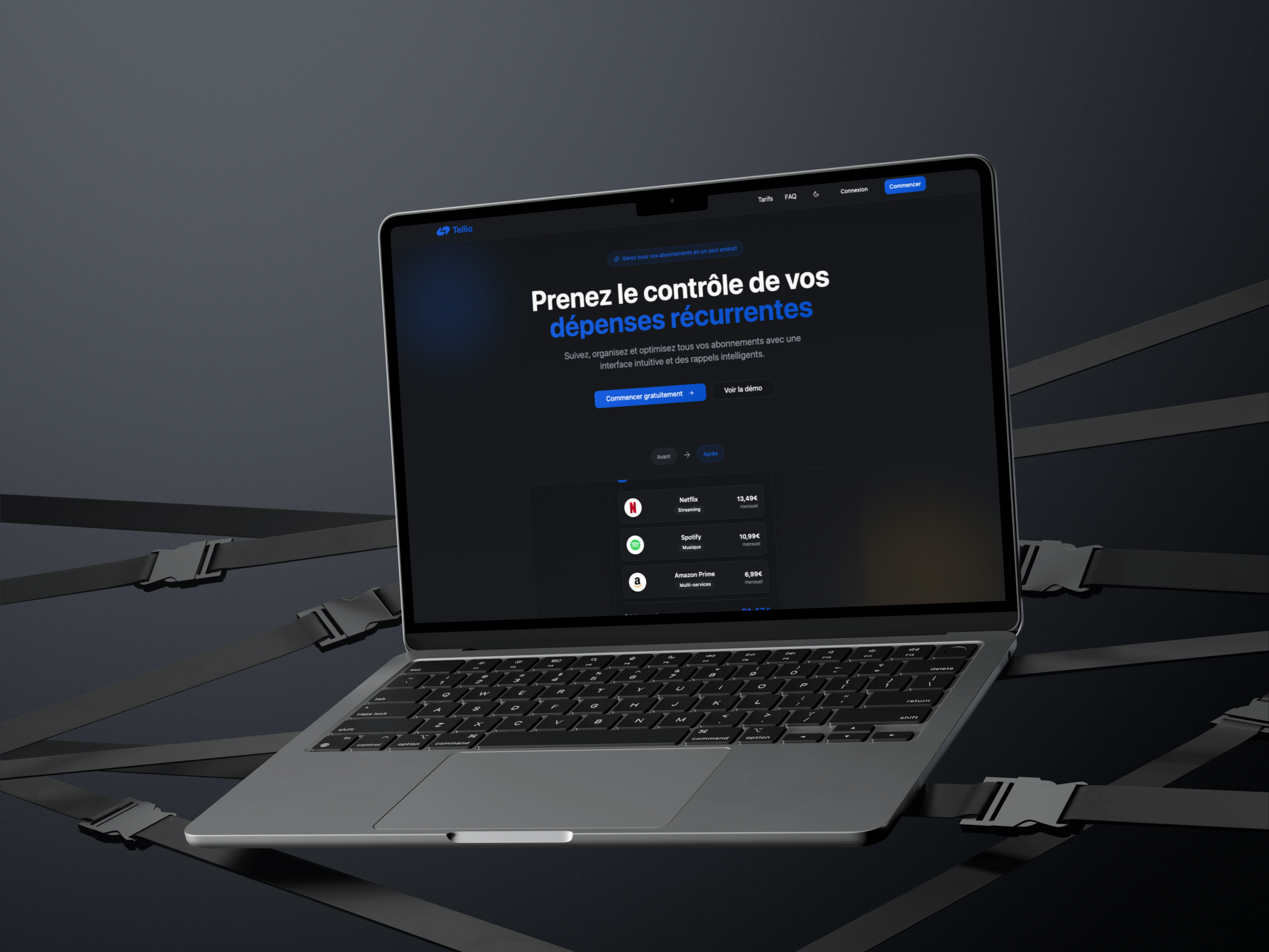 Tellio - Main product screenshot demonstrating key features and user interface