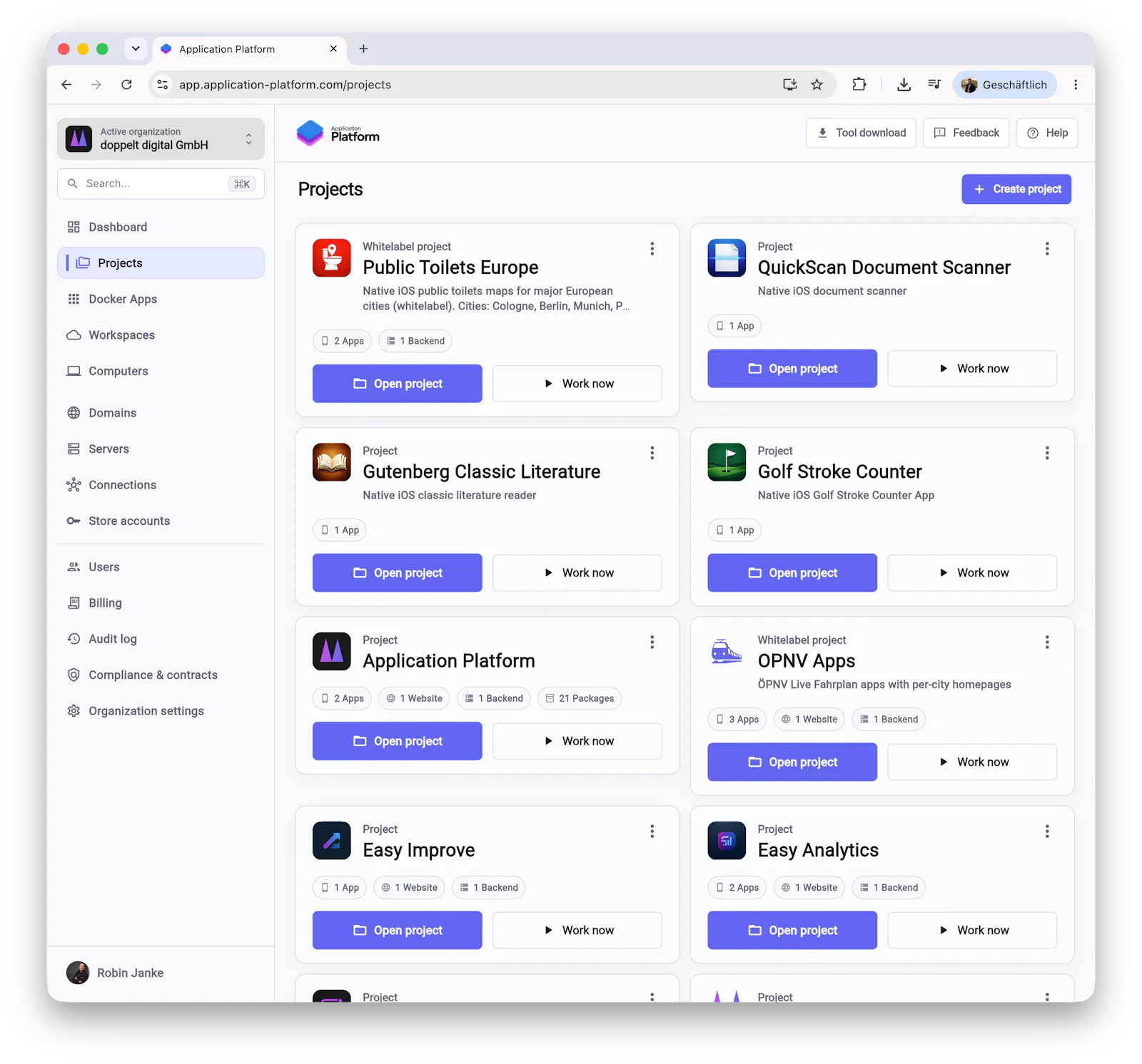 Application Platform screenshot 4