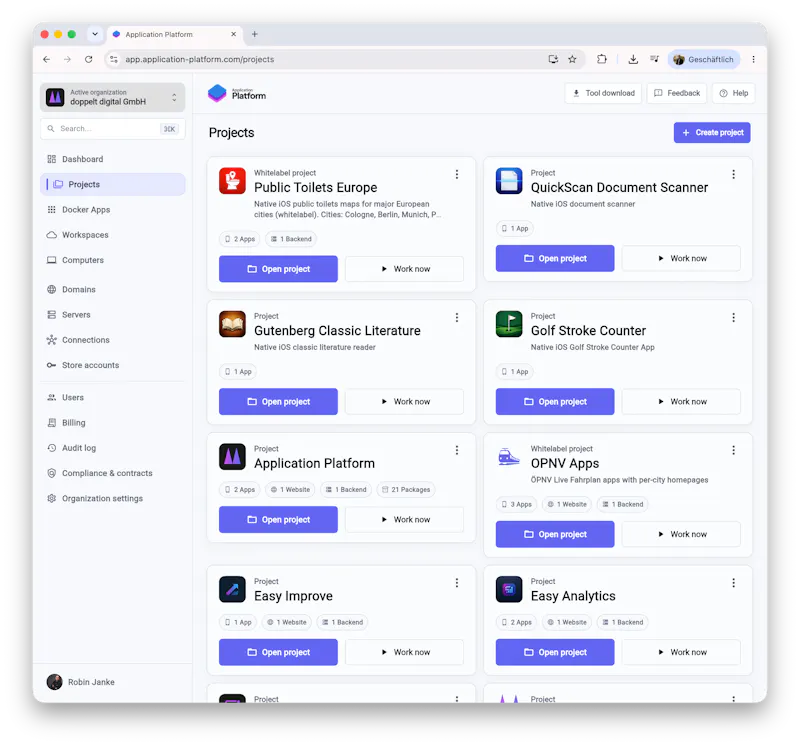 Application Platform screenshot 4