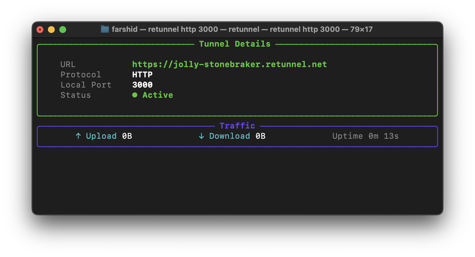 Média ReTunnel - Partagez vos API et sites avec votre équipe et testez les webhooks ! 5