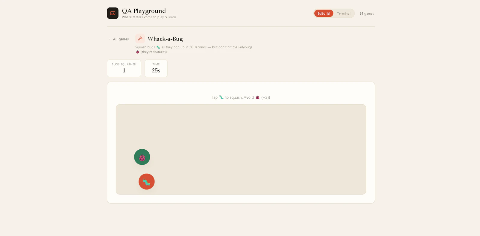 QA Playground screenshot 6