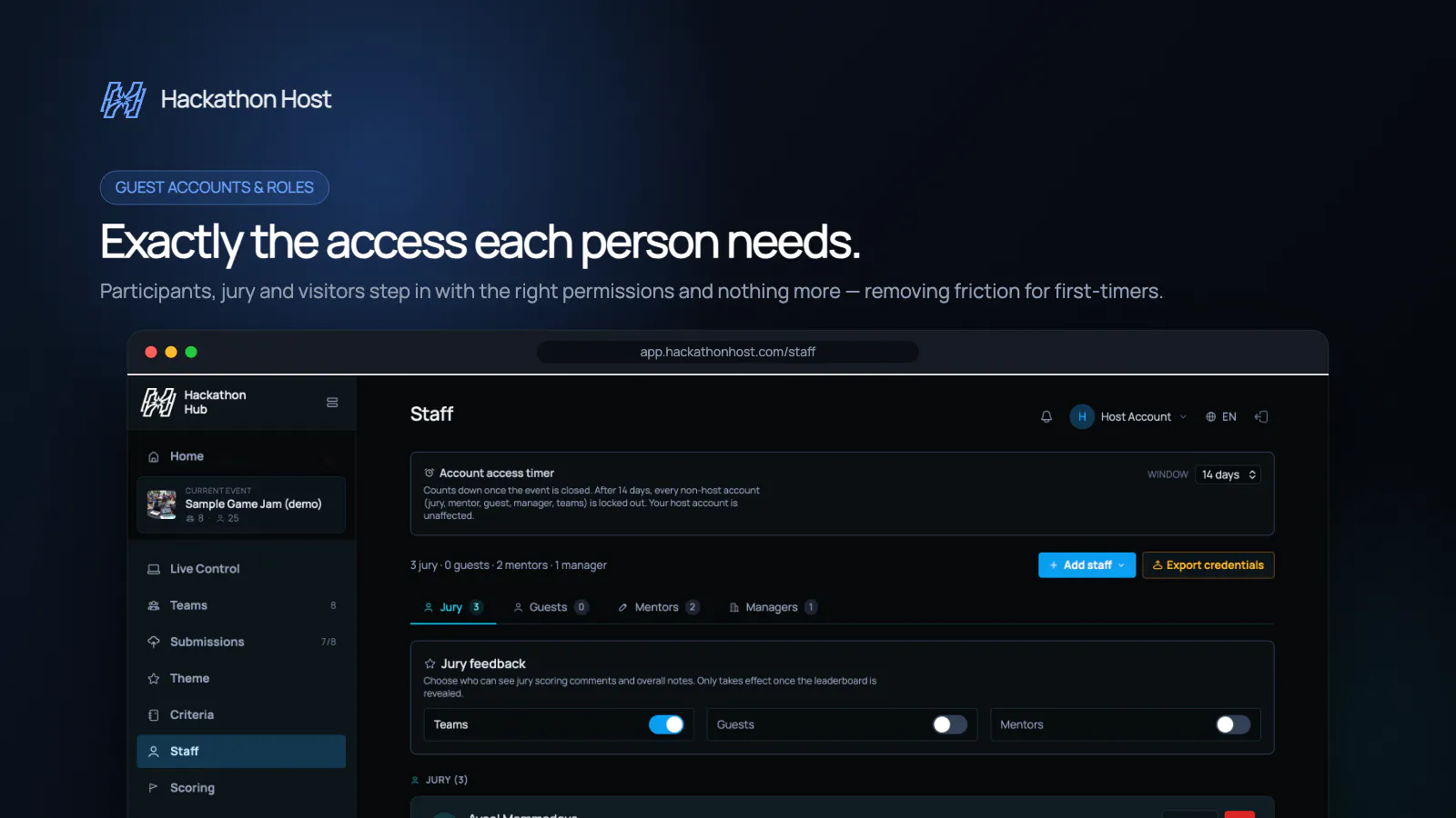 HackathonHost screenshot 8