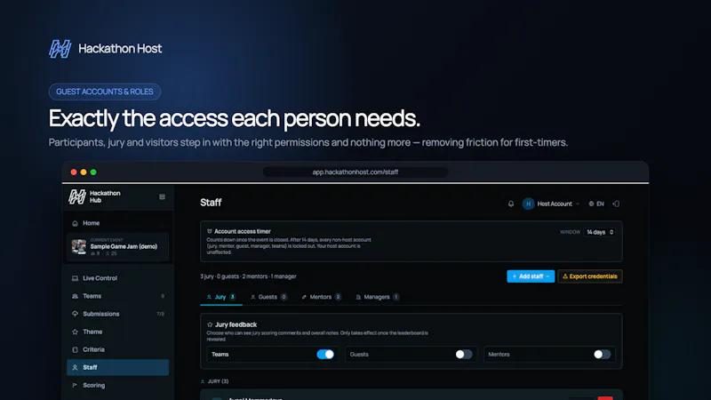 HackathonHost screenshot 8