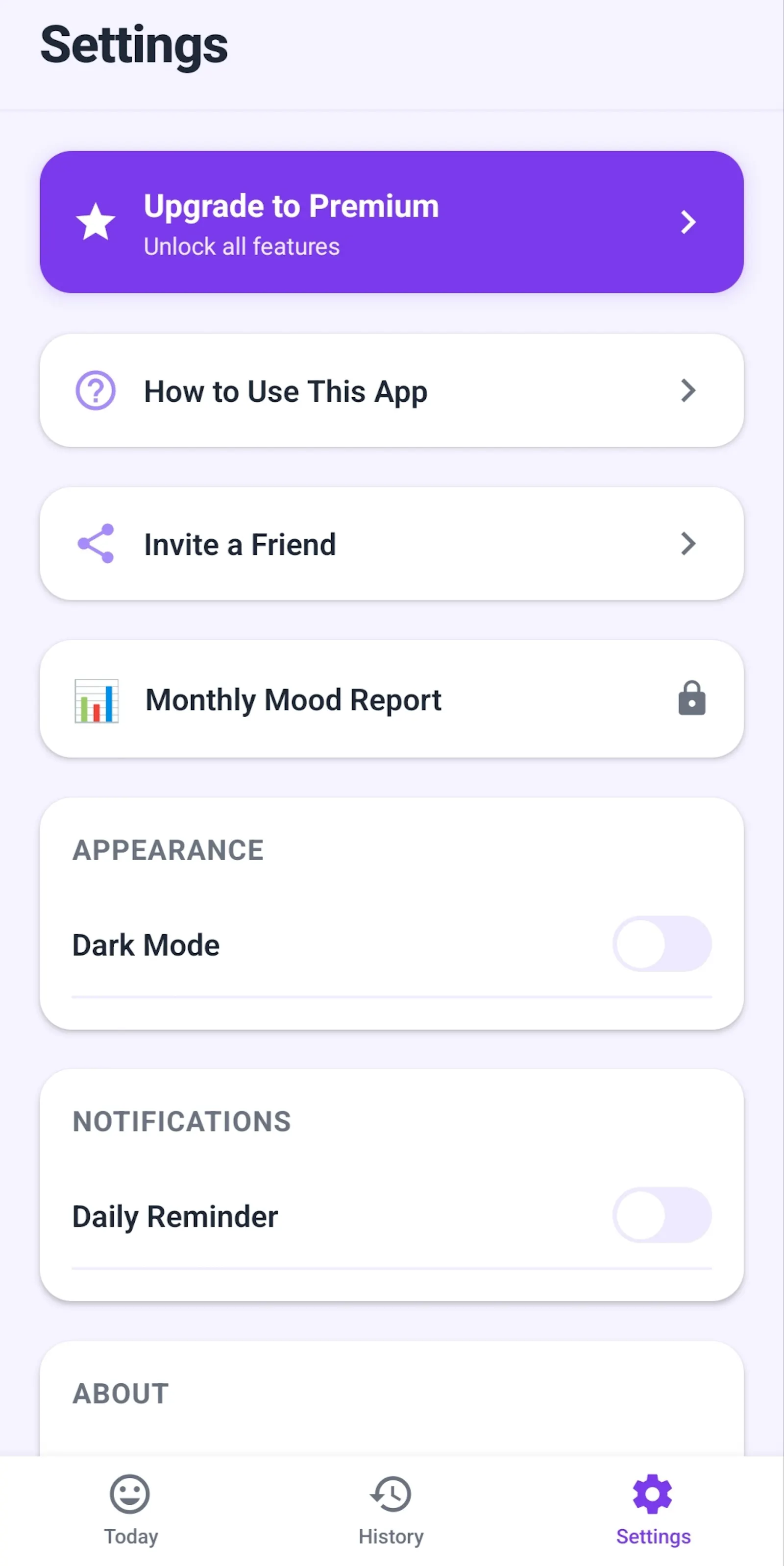 Mood Daily screenshot 1