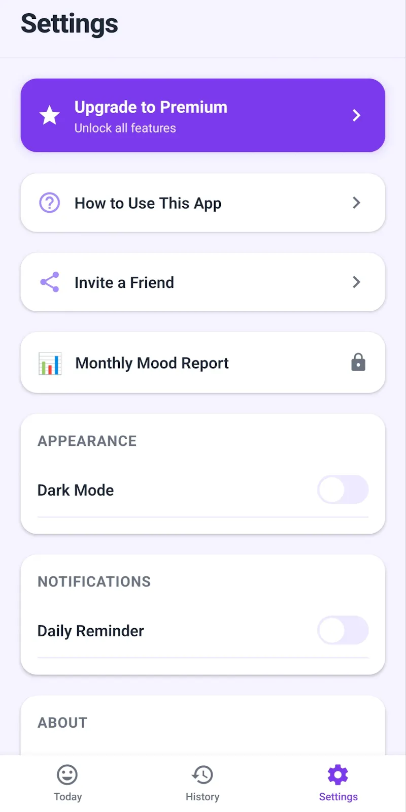 Mood Daily screenshot 1