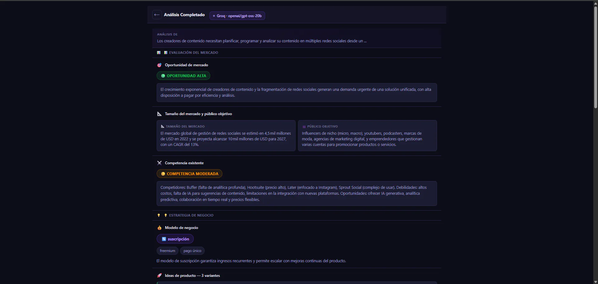 SaaS Opportunity Finder gallery image