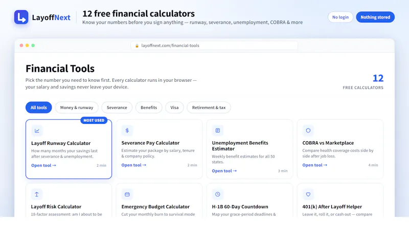 LayoffNext screenshot 2