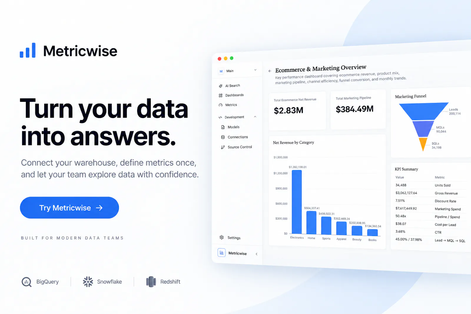 Metricwise screenshot 1