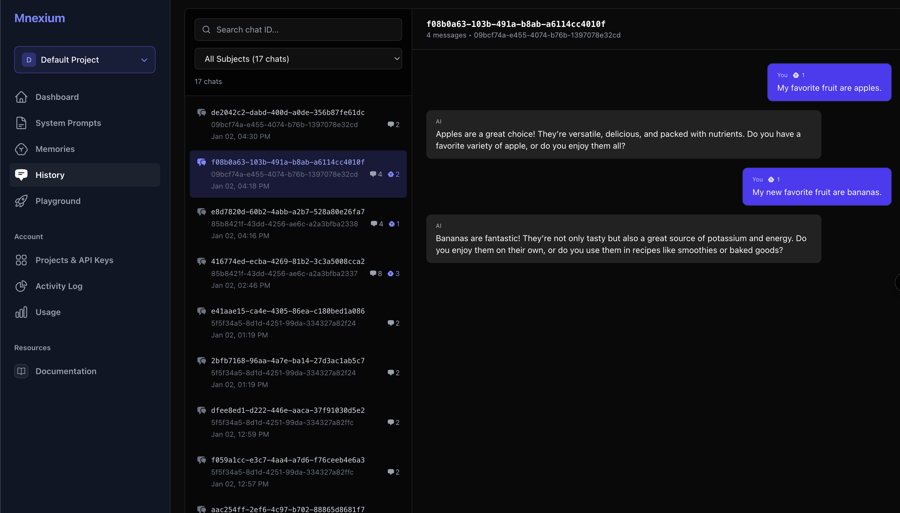 Mnexium AI - Screenshot 5 showing product features and functionality