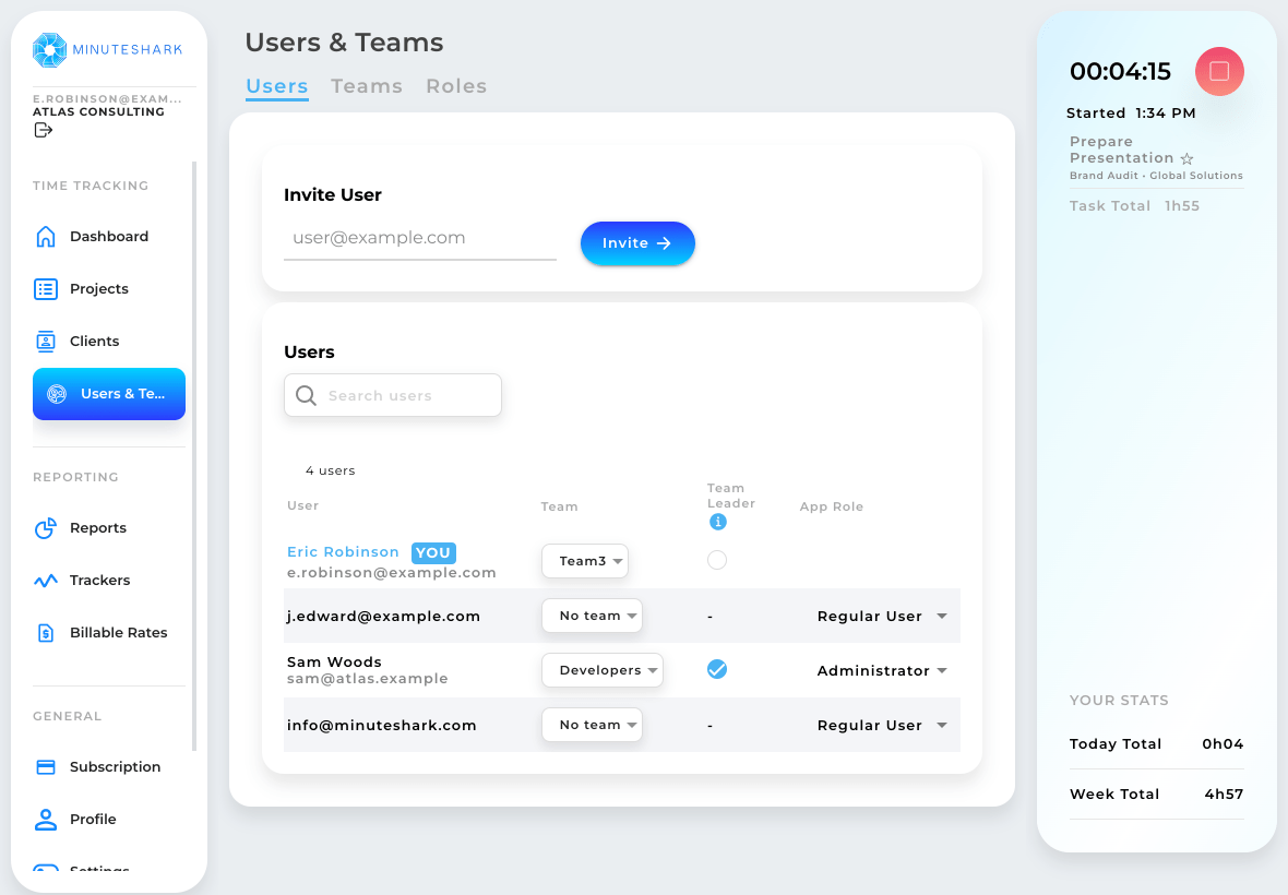 MinuteShark - Screenshot 5 showing product features and functionality