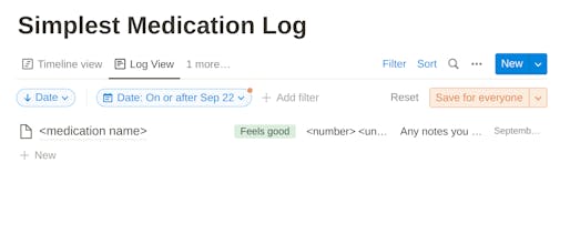 Simplest Medication Log gallery image